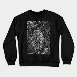 Black Flowerlace Crewneck Sweatshirt